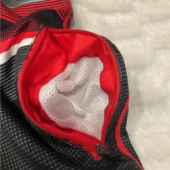 OP Mens Swim Trunks/Shorts Red/Black/Gray/White Size XL/XG 40-42 - Picture 7 of 12